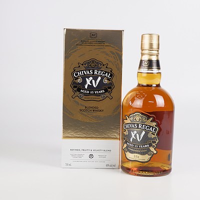 Chivas Regal XV Aged 15 Years Blended Scotch Whiskey - 700ml in Presentation Box
