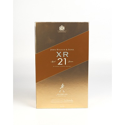 Johnnie Walker & Sons XR Aged 21 Years Blended Scotch Whiskey - Bottle JWK 86139 XR - 700ml in Presentation Box