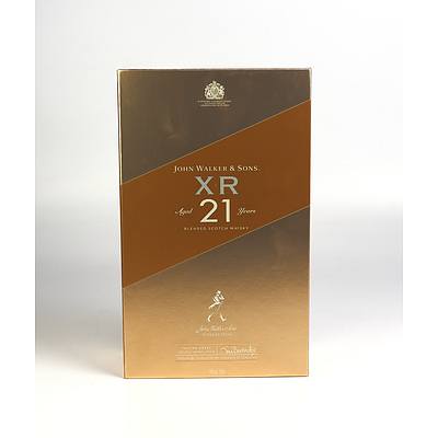 Johnnie Walker & Sons XR Aged 21 Years Blended Scotch Whiskey - Bottle JWK 86140 XR - 700ml in Presentation Box