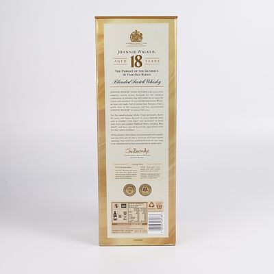Johnnie Walker Aged 18 Years Blended Scotch Whiskey - 700ml in Presentation Box