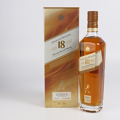 Johnnie Walker Aged 18 Years Blended Scotch Whiskey - 700ml in Presentation Box