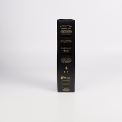 Johnnie Walker Black Label Blended Scotch Whiskey - Aged 12 Years - 700ml in Presentation Box