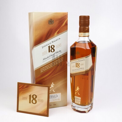 Johnnie Walker Ultimate 18 - Aged 18 Years Blended Scotch Whiskey - 700ml in Presentation Box