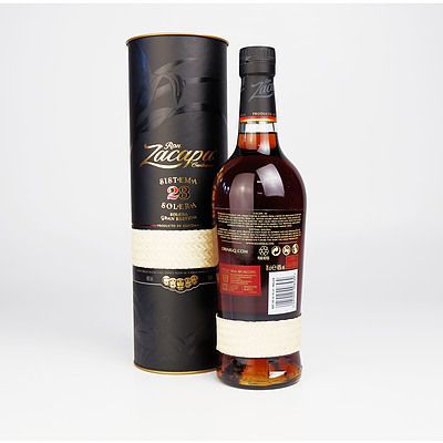 Ron Zacapa Centenario Sistema 23 Solera Gran Reserva Rum - 700ml in Presentation Tin