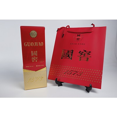 Guojiao 1573 Baijiu 500ml in Presentation Box with Carry Bag