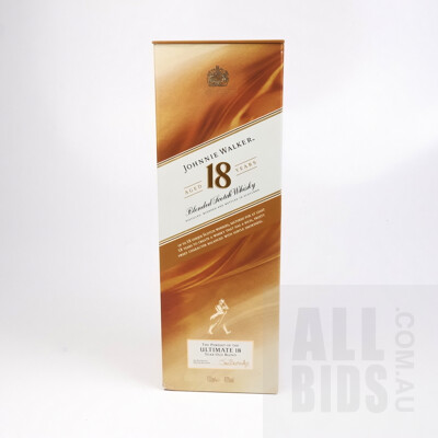 Johnnie Walker Aged 18 Years Blended Scotch Whiskey - 700ml in Presentation Box