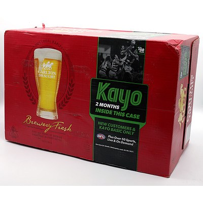 Caerlton Draught - Case of 24 x 375 ml Bottles