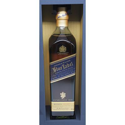 Johnnie Walker Blue Label Blended Scotch Whisky, Bottle No IC0 49480 - 700ml in Presentation Box
