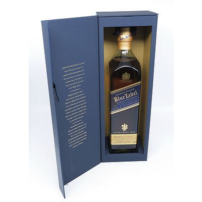 Johnnie Walker Blue Label Blended Scotch Whisky, Bottle No IC0 49480 - 700ml in Presentation Box