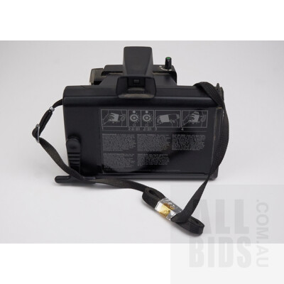 Vintage Polaroid EE66 Land Camera with Original Leather Carry Case