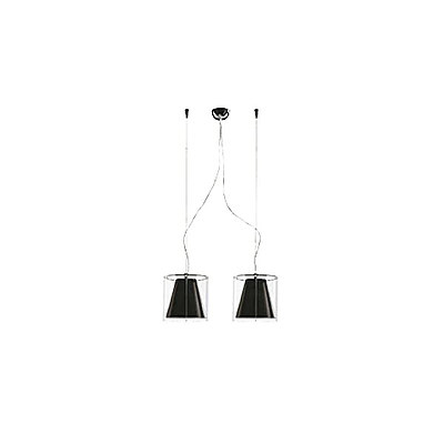 SLAMP Harris Double Black/Transparent Suspension Lamps -Lot Of 16
