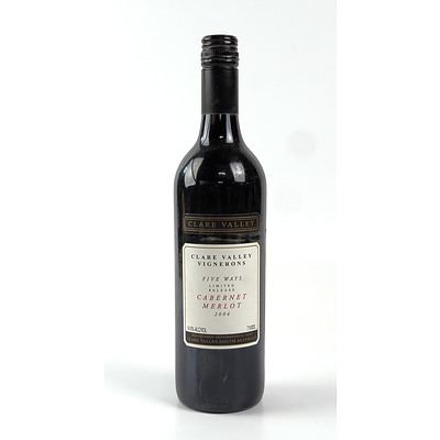 Clare Valley Vignerons Five ways Limited Release 2004 Cabernet Merlot