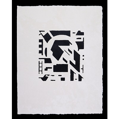Erich Buchholz (1891-1972, German), No. 6 1918/21, Woodcut, 23 x 21 cm (image size)