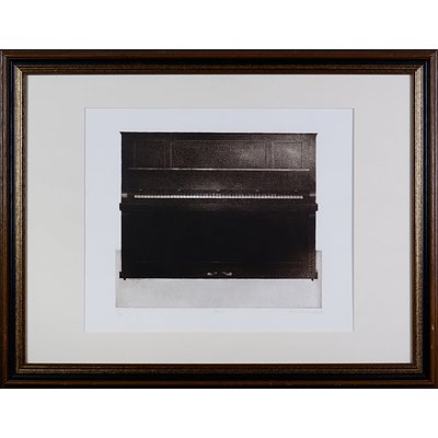 Terence Millington (born 1943, British), Piano 1971, Etching & Aquatint Edition 16/50, 37.5 x 28 cm (image size)