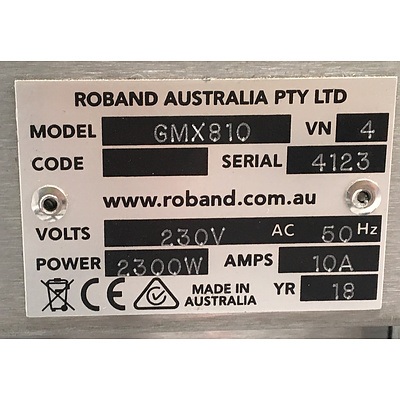 Stainless Steel Roband GMX810 Salamander Grill
