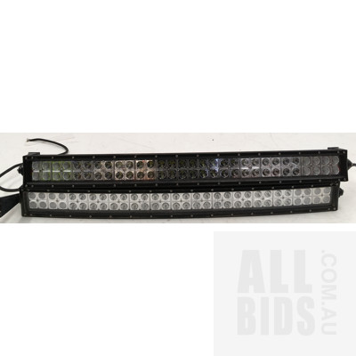 Curved LED Driving Bar Lights - Lot Of Two
