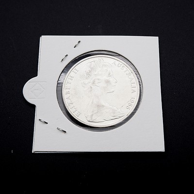 1966 50c Australian Round Fifty Cent Coin