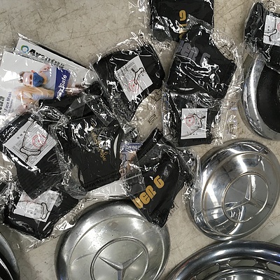 Assorted Classic Mercedes Benz Hubcaps