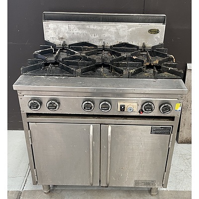 Supertron 6 Burner Gas Oven Range