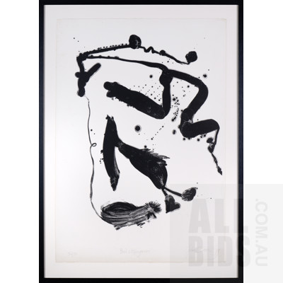 John Olsen (born 1928), Bird & Kangaroo 1979, Lithograph, 90 x 63 cm (sheet size)