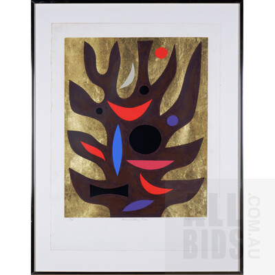 John Coburn (1931-1986), Resurrection Tree 1978, Screenprint, 60 x 48 cm (image size)