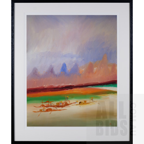 Sidney Nolan (1917-1992), River Kwai Series, Photolithograph, 71 x 57 cm (image size)