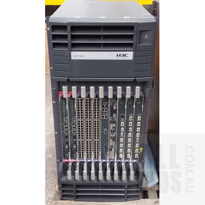 H3C (JF431B) S12508 Switch Chassis with Modules