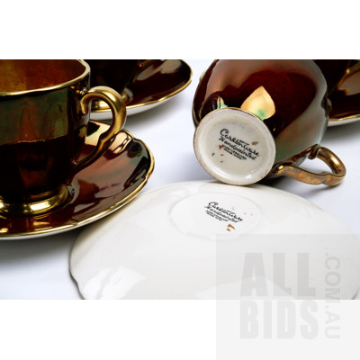 Carlton Ware Rogue Royale Demitasse Setting for Eight