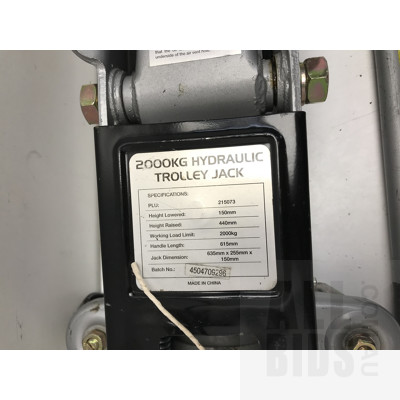 SCA 2000kg Hydraulic Trolley Jack