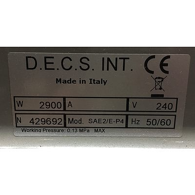 DECS International Two Group Head Espresso Coffee Machine