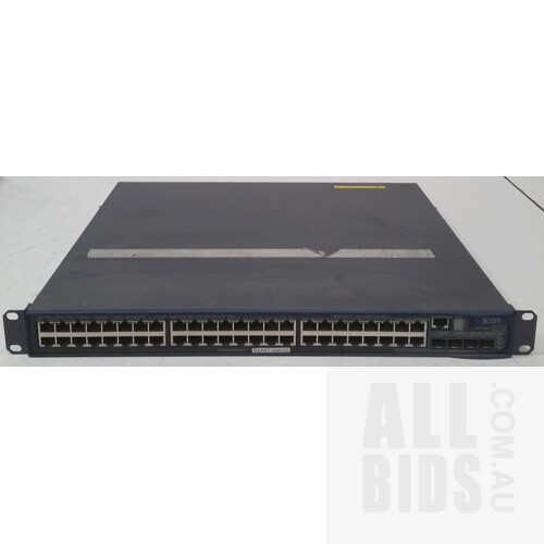 3COM (3CRS48G-48P-91) 4800G PWR 48-Port Gigabit Ethernet PoE Switch