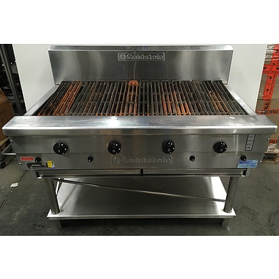 Goldstein RBA48L Stainless Steel, Natural Gas 8 Burner Stove