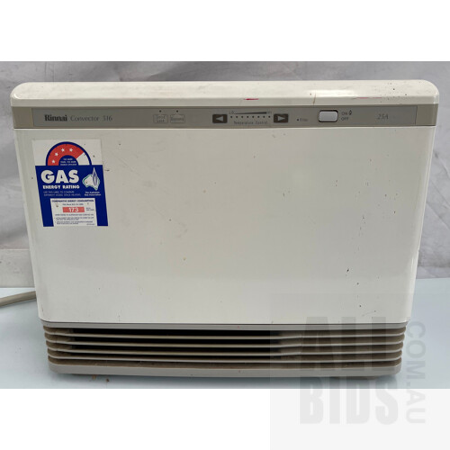 Rinnai Convector 516TR Natural Gas Heater