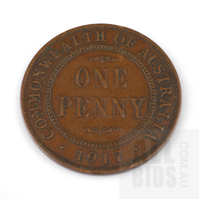 1917 Australian Halfpenny