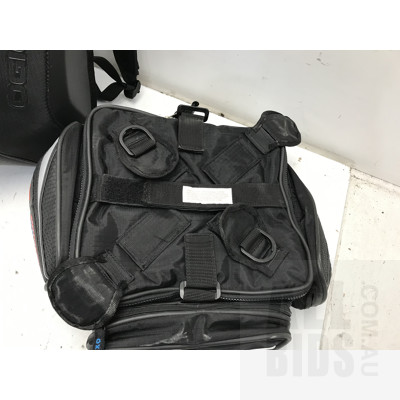 Ogio No Drag Mach 3 Stealth Backpack and Oxford X40 Bike Mounted Pack