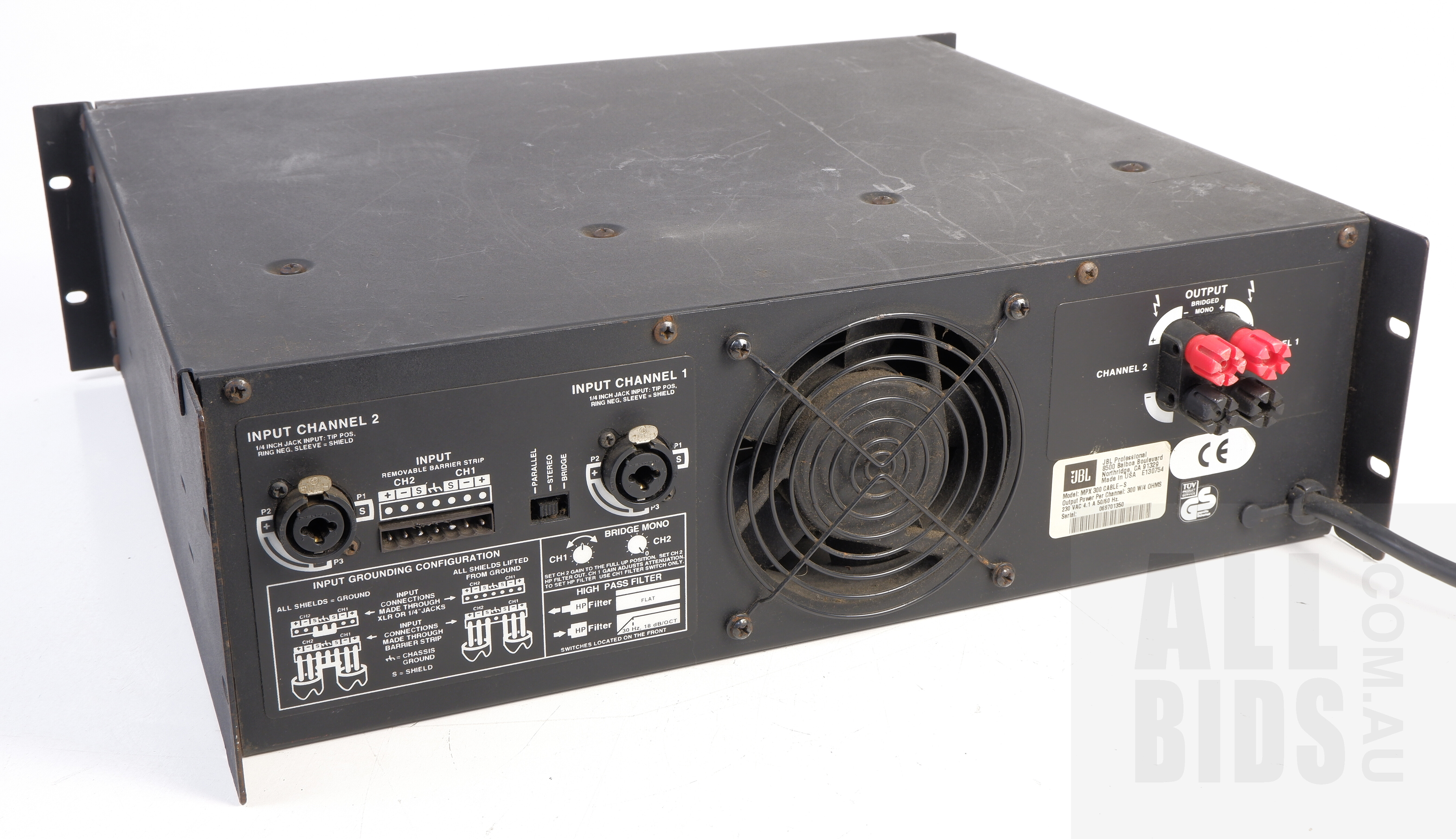 JBL MPX300 Stereo 300 Watt Power - Lot 1251501 | ALLBIDS
