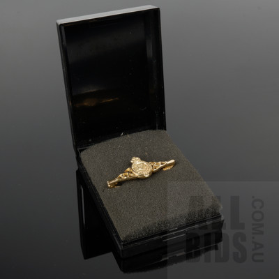 9 Ct Gold Royal Ulster Constabulary Medal/Brooch