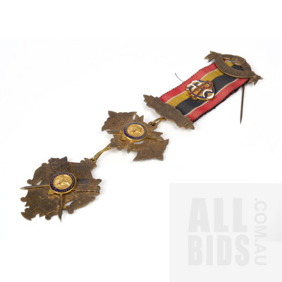 Sterling Silver Modbury Lodge Buffaloes Medal