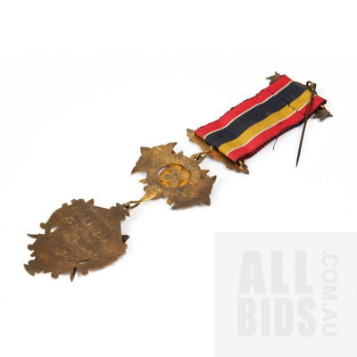 Sterling Silver Modbury Lodge Buffaloes Medal