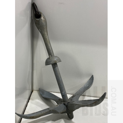 Galvanised Grapnel  Anchor