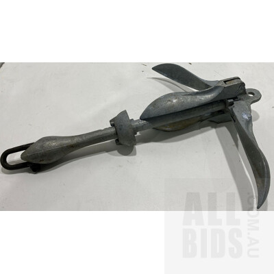 Galvanised Grapnel  Anchor