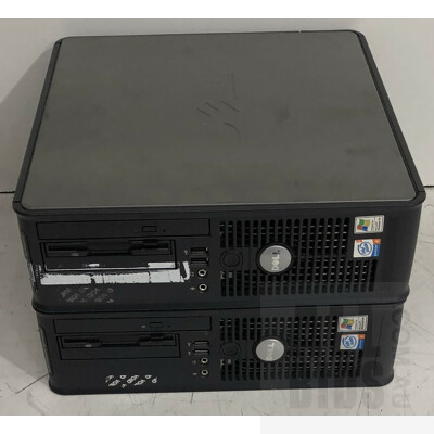 Dell OptiPlex GX620 Desktop Computers - Lot of Two