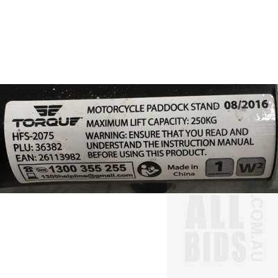 Torque HFS-2075 Motorcycle Paddock Stand