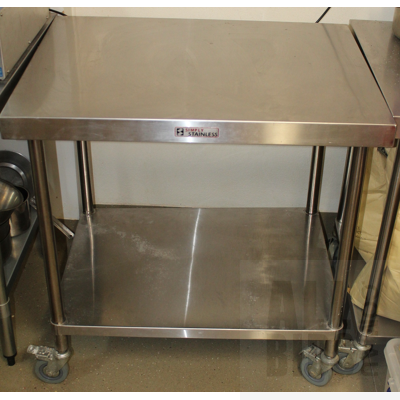 Commercial Stainless Steel Bench