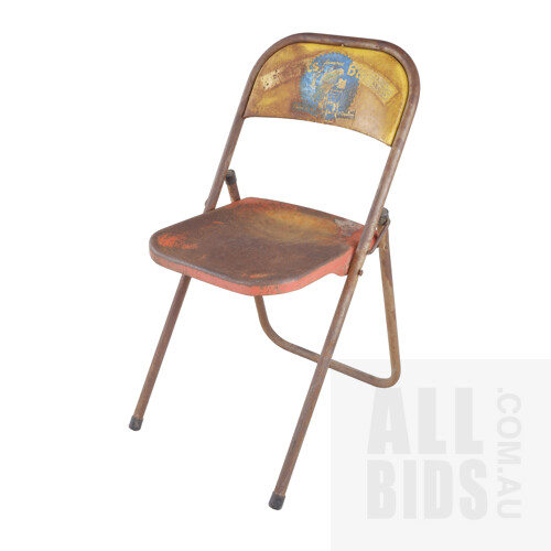 Vintage Arnotts Biscuits Tin Folding Chair