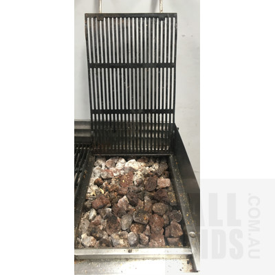 Zanussi Stainless Steel Commercial Gas BBQ Grill