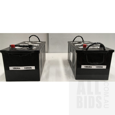 Yuasa 629 Cargo Truck Batteries 12v 180ah 1050cca - Lot of Two