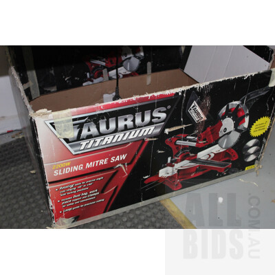 Taurus Titanium BT-SM2534 230mm Sliding Mitre Saw