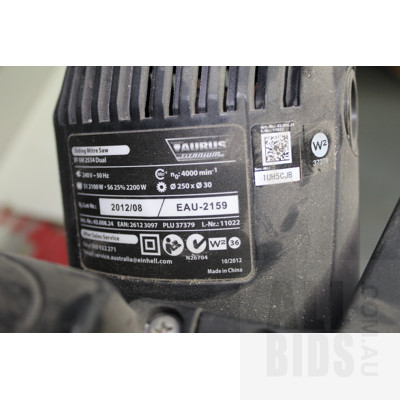 Taurus Titanium BT-SM2534 230mm Sliding Mitre Saw