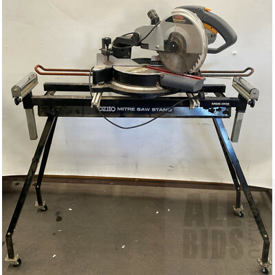 Ryobi CSS1000 Slide Compound Mitre Saw & Ozito MSS-002 Mitre Saw Stand